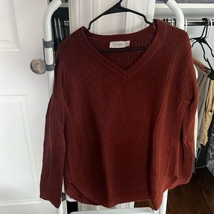 RD Style maroon cardigan, size S